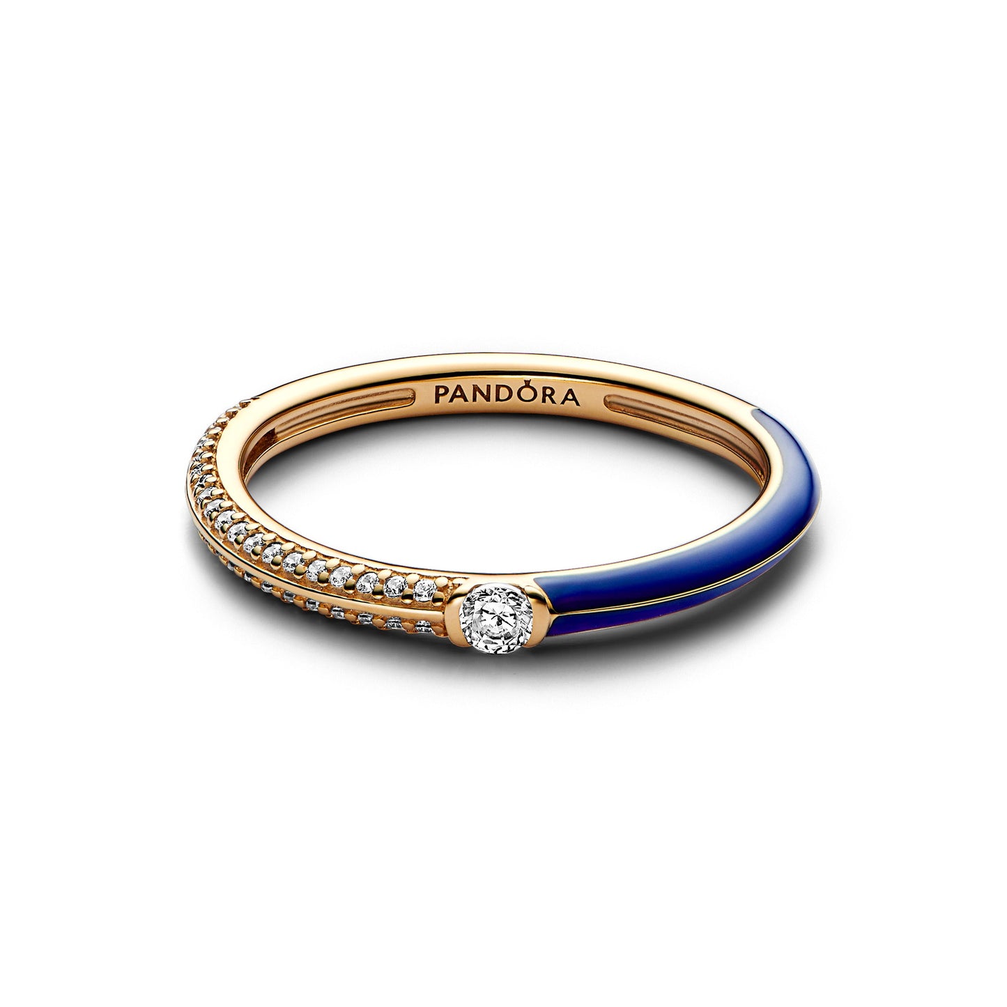 Pandora ME Pavé & Blue Dual Ring Popular Style Premium Collection