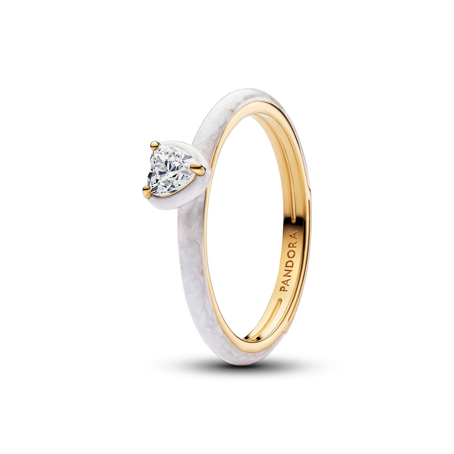 White Chakra Heart Ring Popular Style Premium Collection
