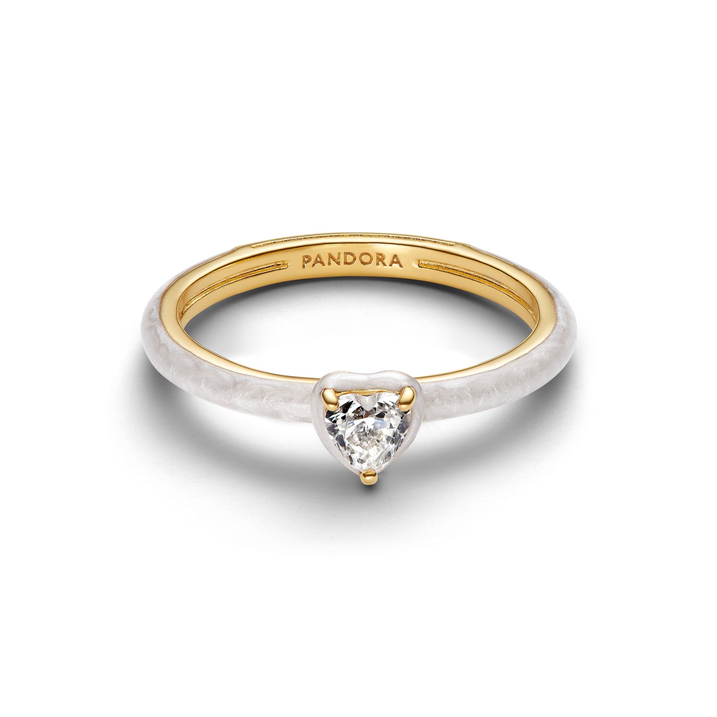 White Chakra Heart Ring Popular Style Premium Collection