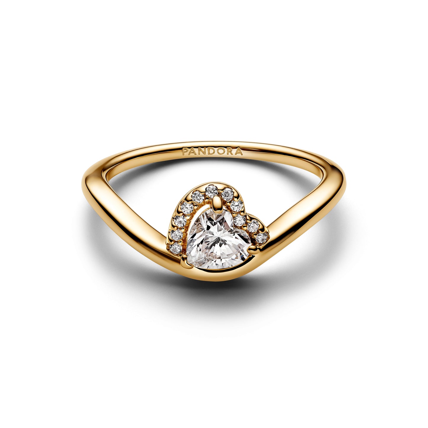 Wavy Heart Ring Popular Style Premium Collection
