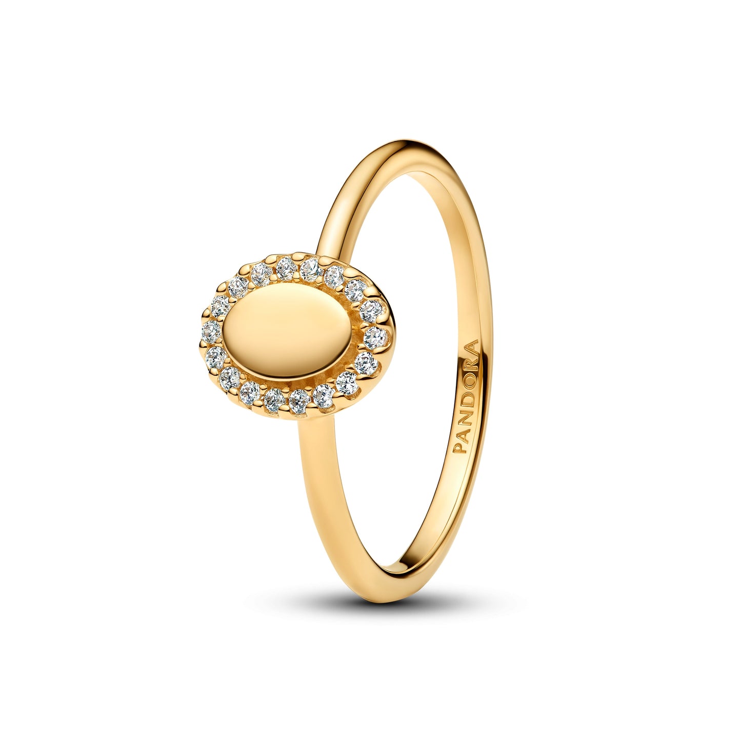 Engravable Oval Halo Ring Popular Style Premium Collection