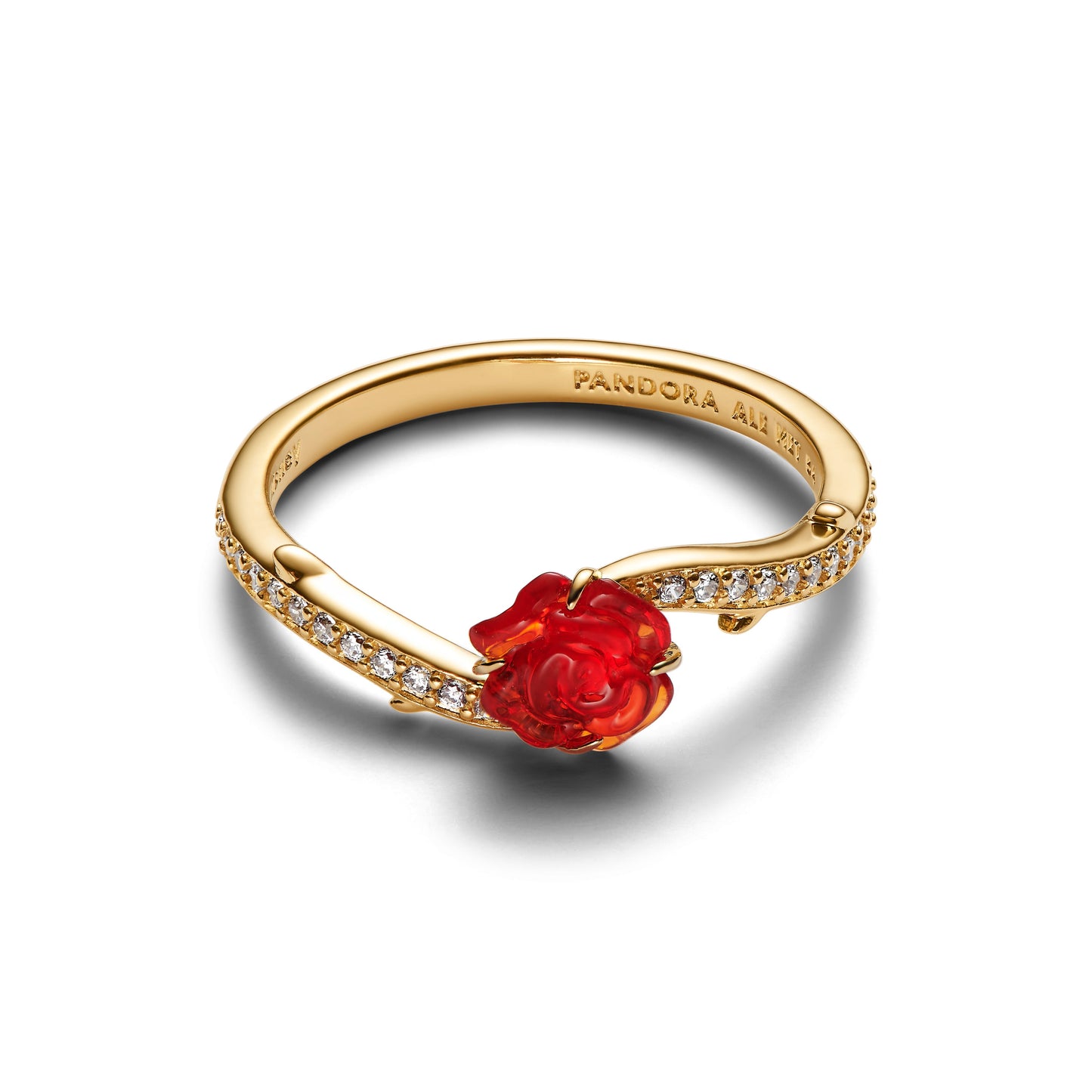 Disney Beauty and the Beast Enchanted Rose Ring Popular Style Premium Collection