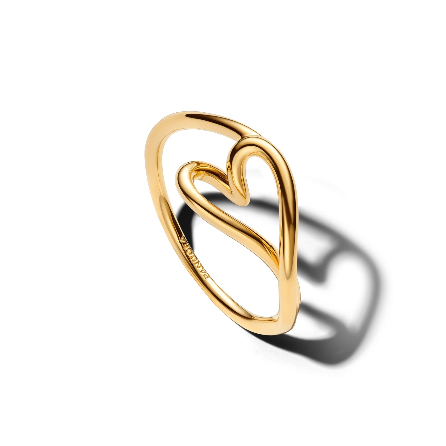 Organically Shaped Heart Small Ring Popular Style Premium Collection