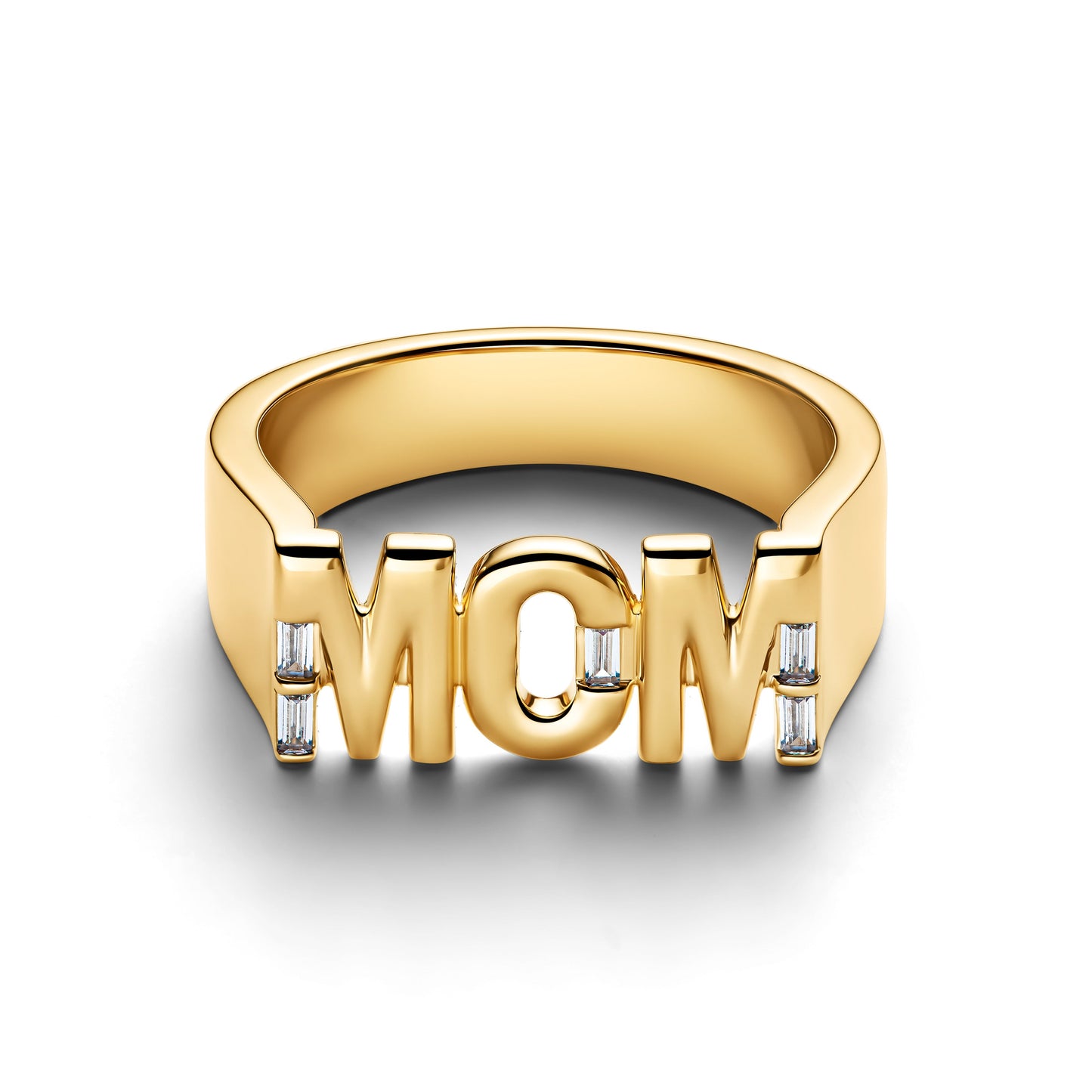 Mom Signet Ring Popular Style Premium Collection