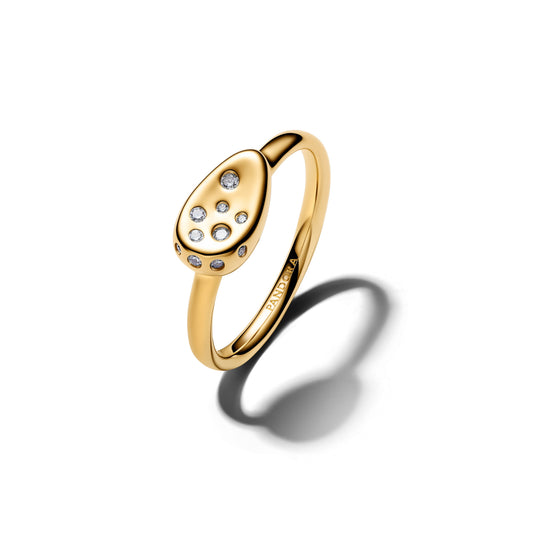 Medium Stone-Set Oval Signet Ring Popular Style Premium Collection