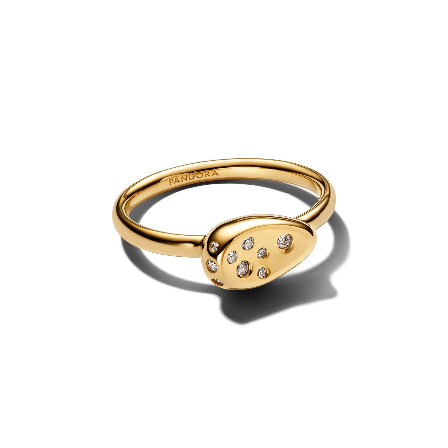 Medium Stone-Set Oval Signet Ring Popular Style Premium Collection