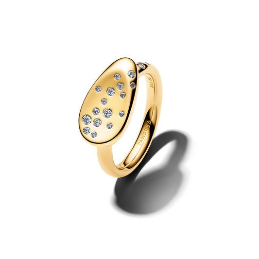 Small Stone-Set Oval Signet Ring Popular Style Premium Collection