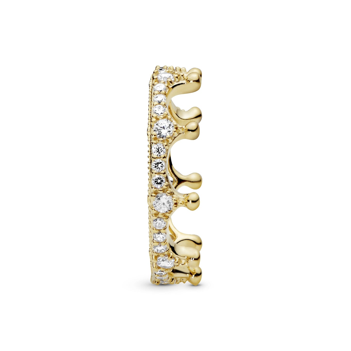 Clear Sparkling Crown Ring Popular Style Premium Collection