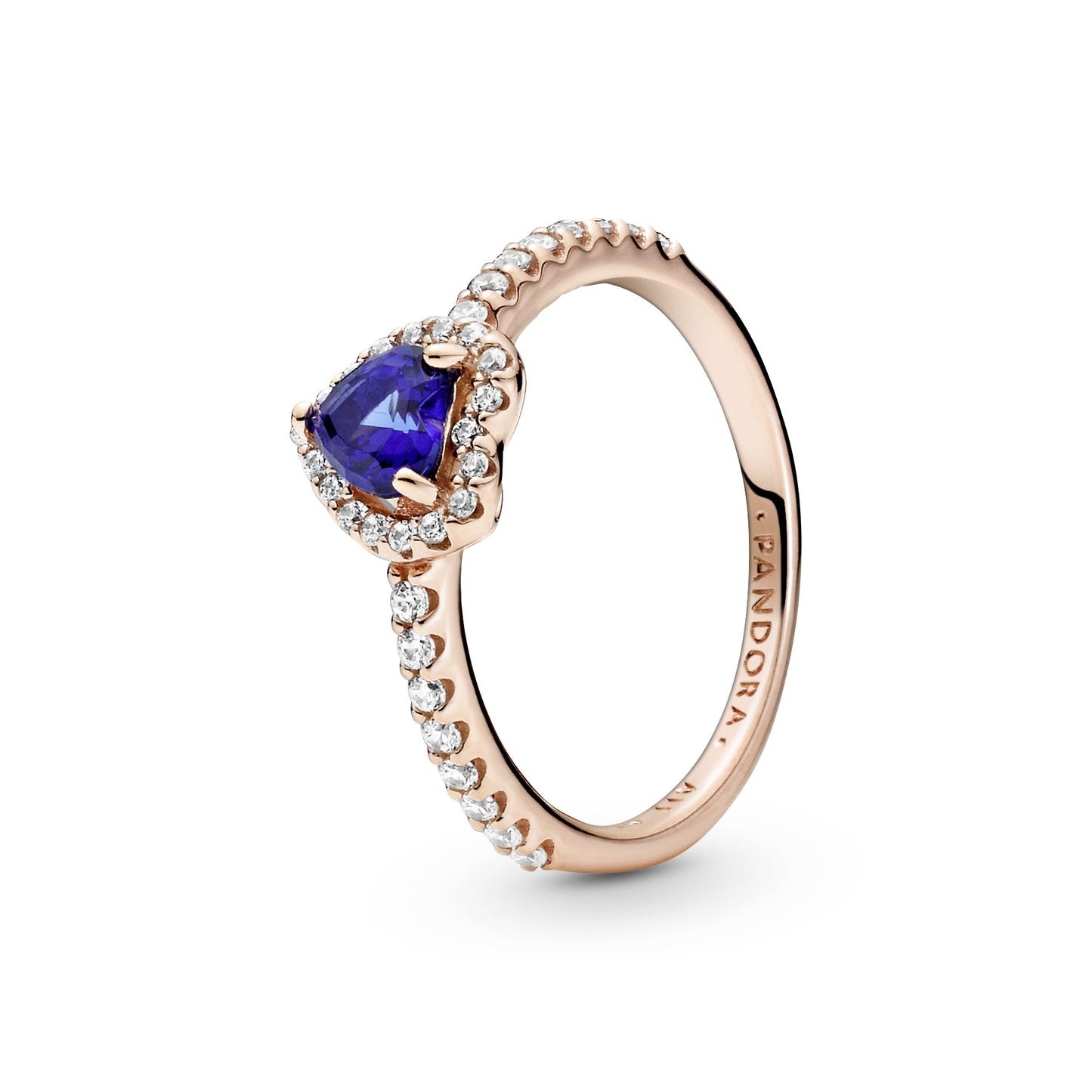 Sparkling Elevated Heart Ring Popular Style Premium Collection