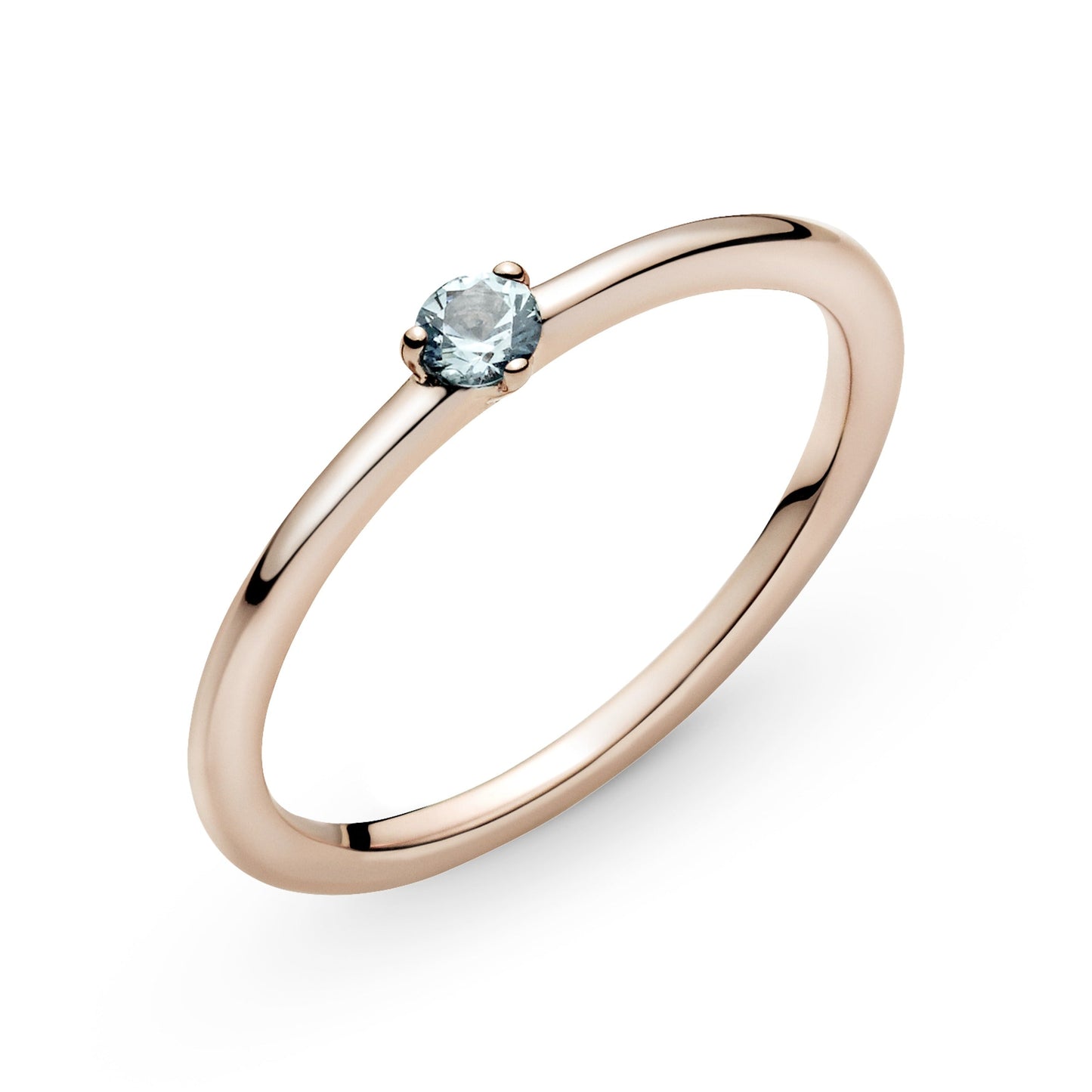 Light Blue Solitaire Ring Popular Style Premium Collection