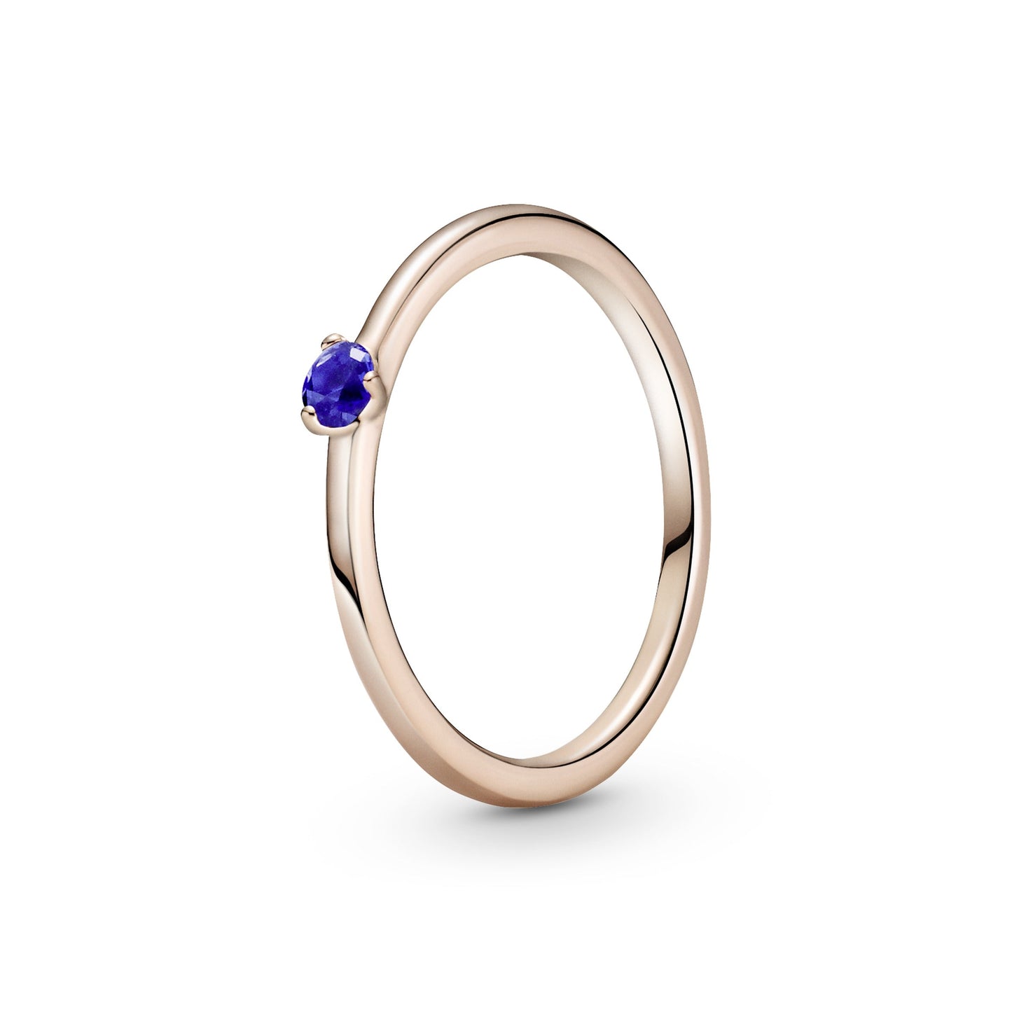 Stellar Blue Solitaire Ring Popular Style Premium Collection