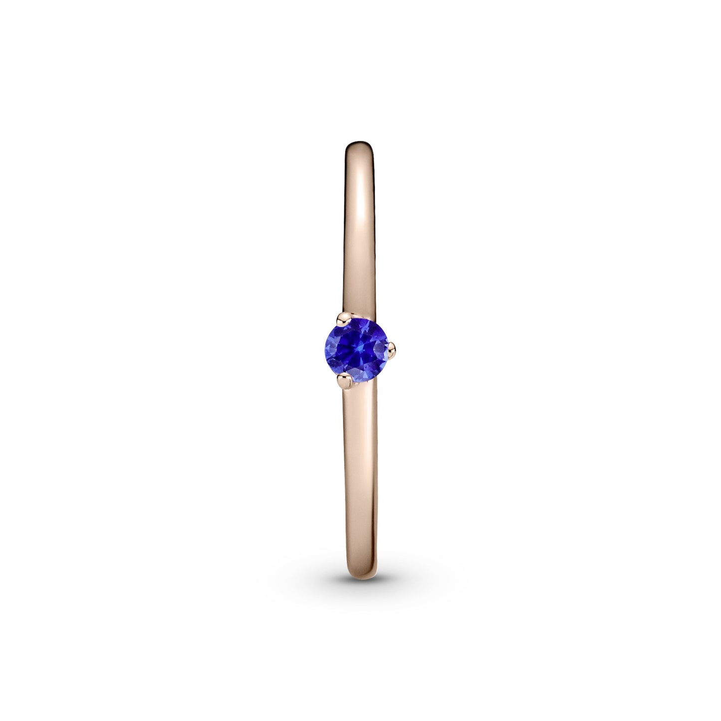 Stellar Blue Solitaire Ring Popular Style Premium Collection