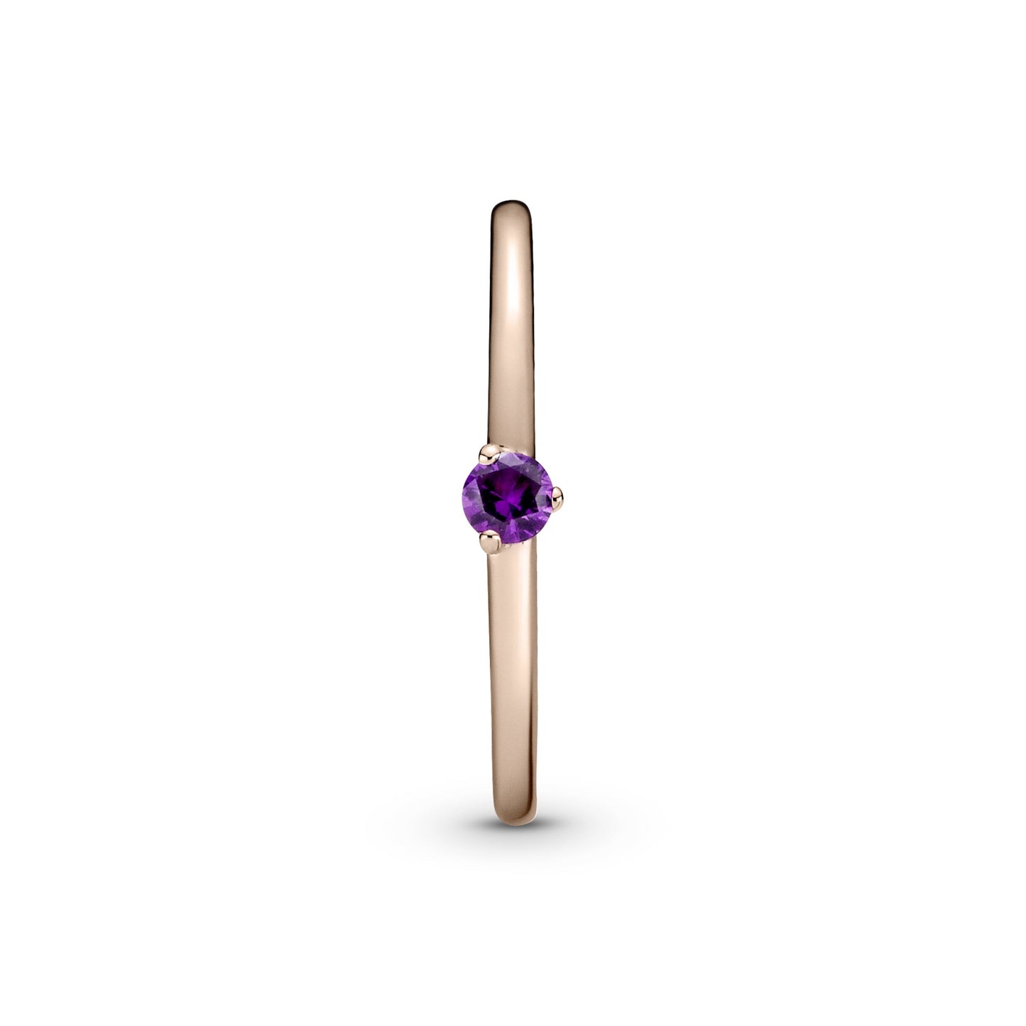 Purple Solitaire Ring Popular Style Premium Collection