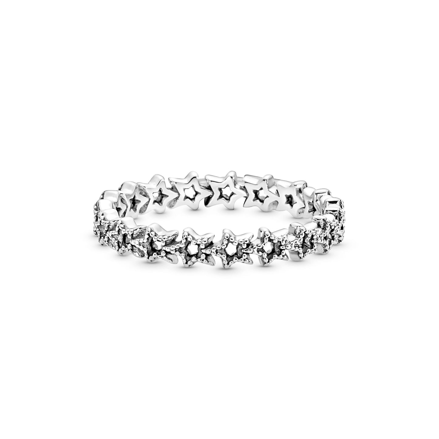 Band of Asymmetric Stars Ring Popular Style Premium Collection