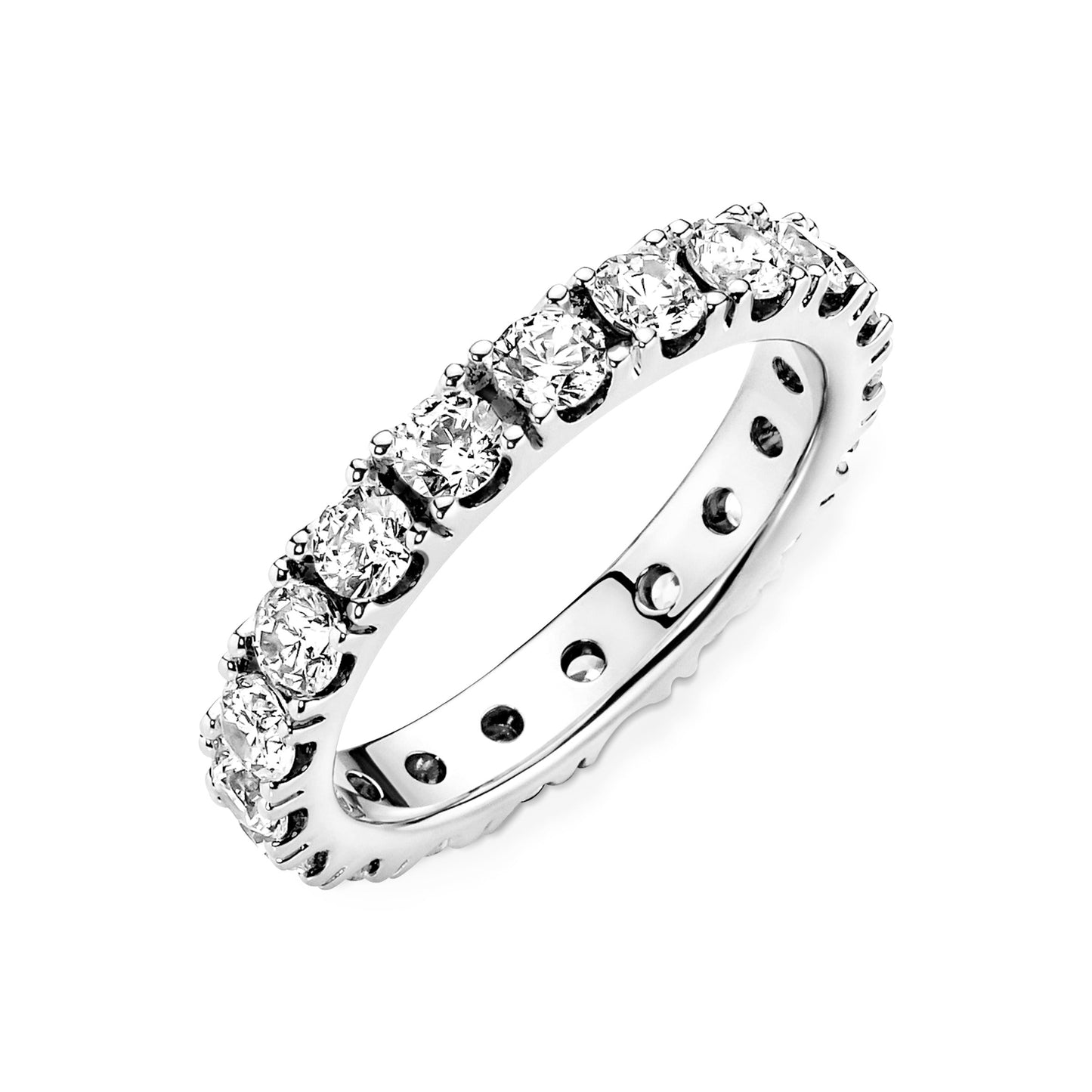 Sparkling Row Eternity Ring Popular Style Premium Collection