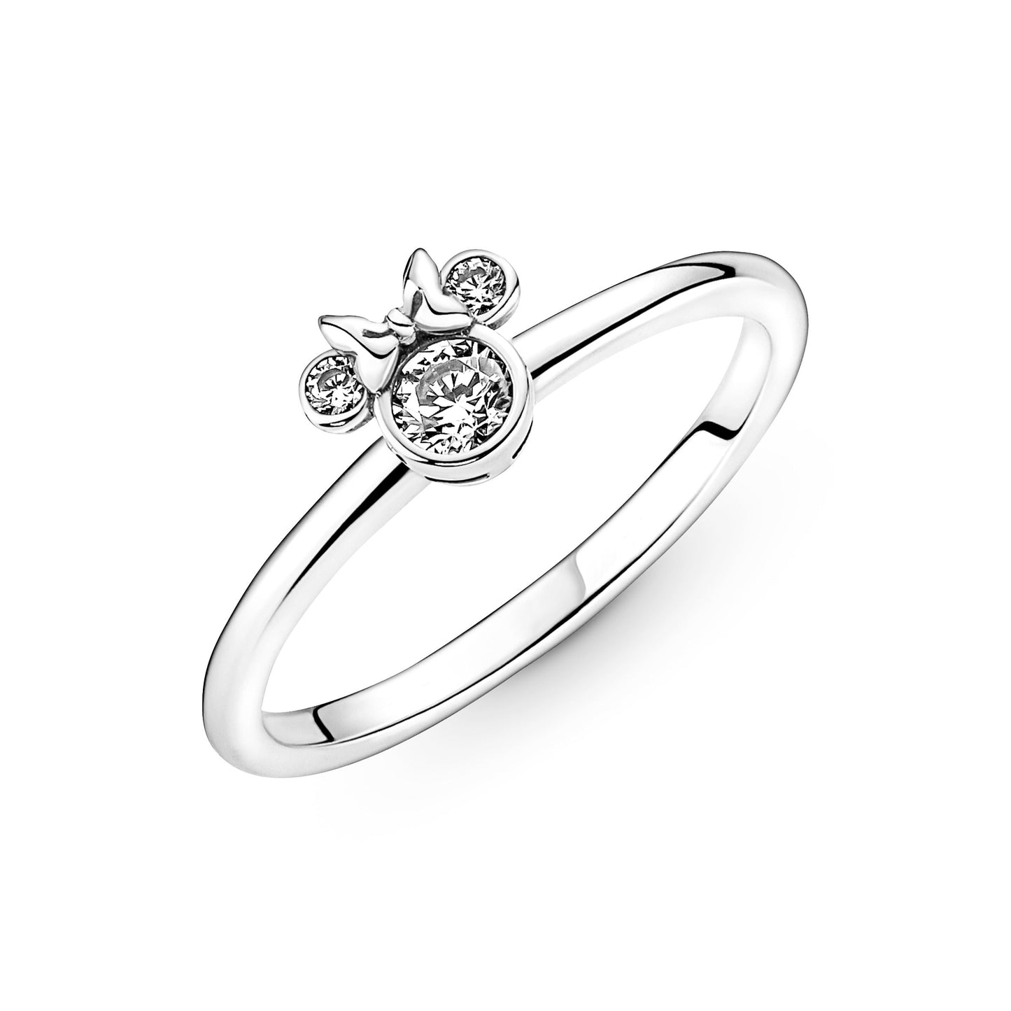 Disney Minnie Mouse Sparkling Head Ring Popular Style Premium Collection