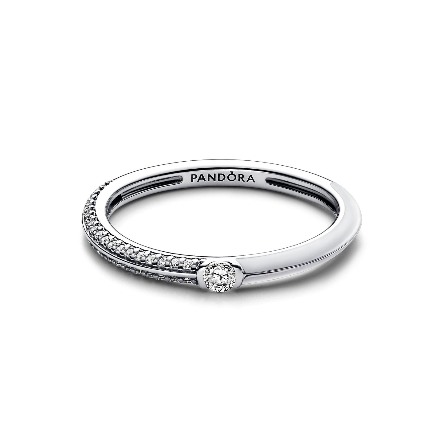 Pandora ME Pavé & White Dual Ring Popular Style Premium Collection