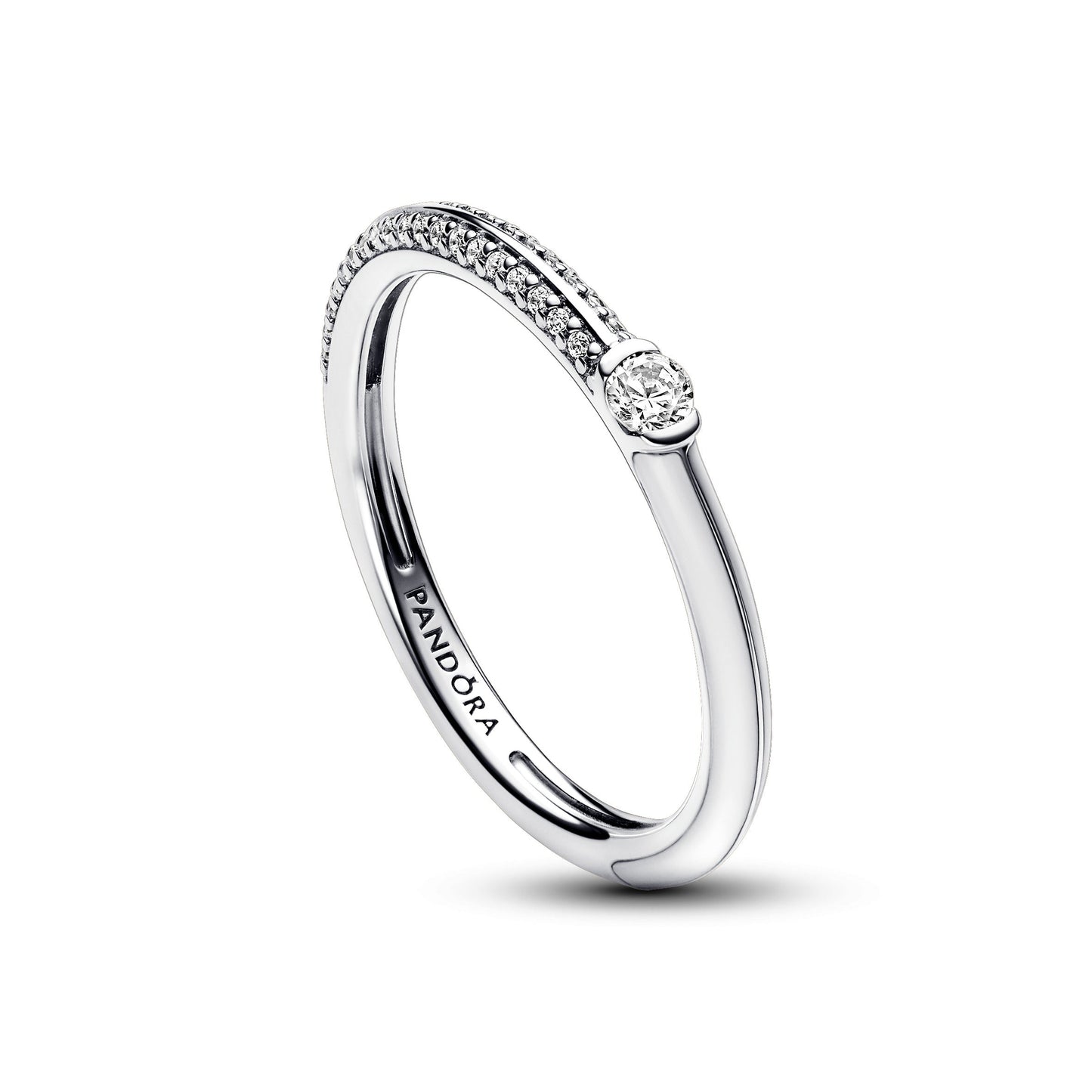 Pandora ME Pavé & White Dual Ring Popular Style Premium Collection