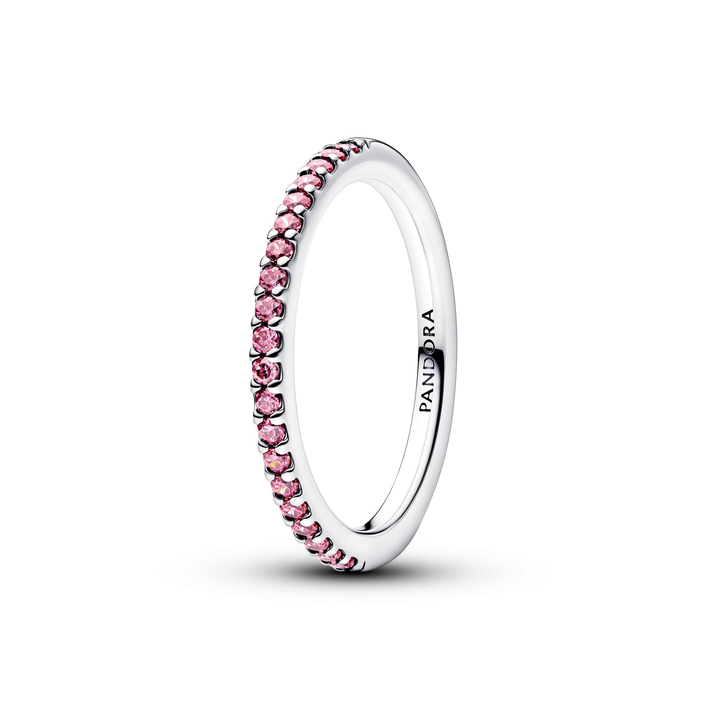 Sparkling Pink Band Ring Popular Style Premium Collection