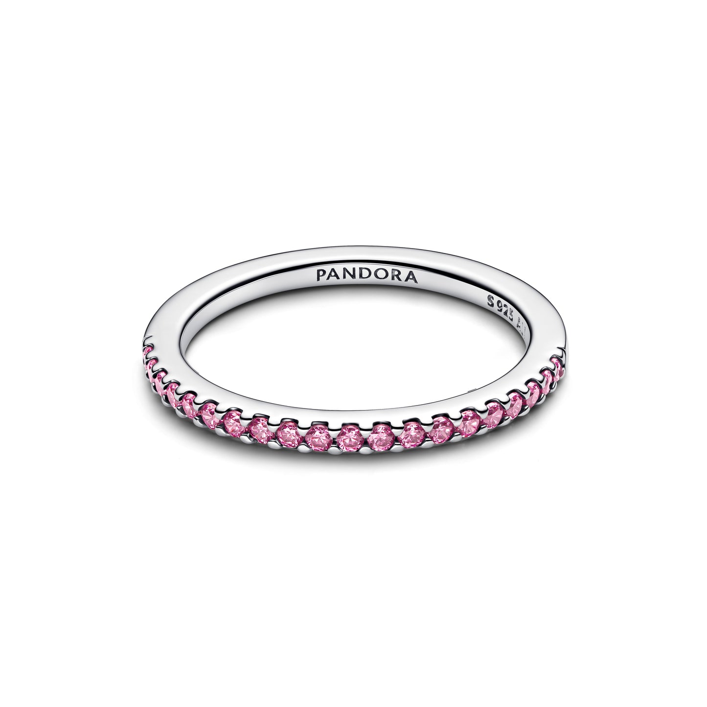 Sparkling Pink Band Ring Popular Style Premium Collection