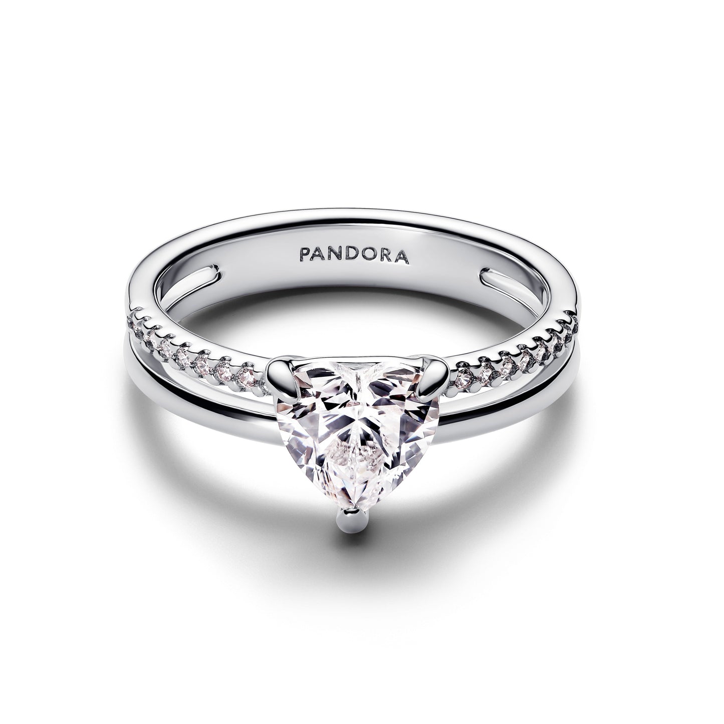 Double Band Heart Ring Popular Style Premium Collection