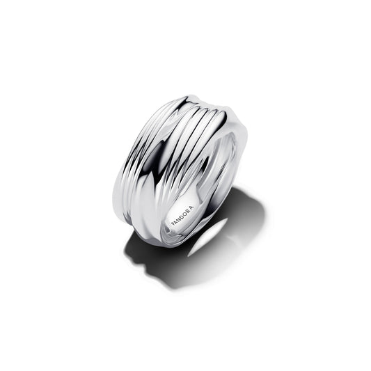 Twisted Double Ring Popular Style Premium Collection
