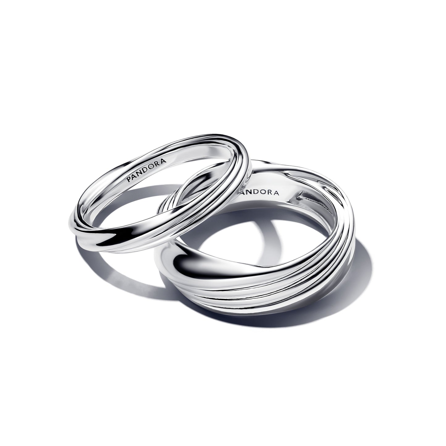 Twisted Double Ring Popular Style Premium Collection