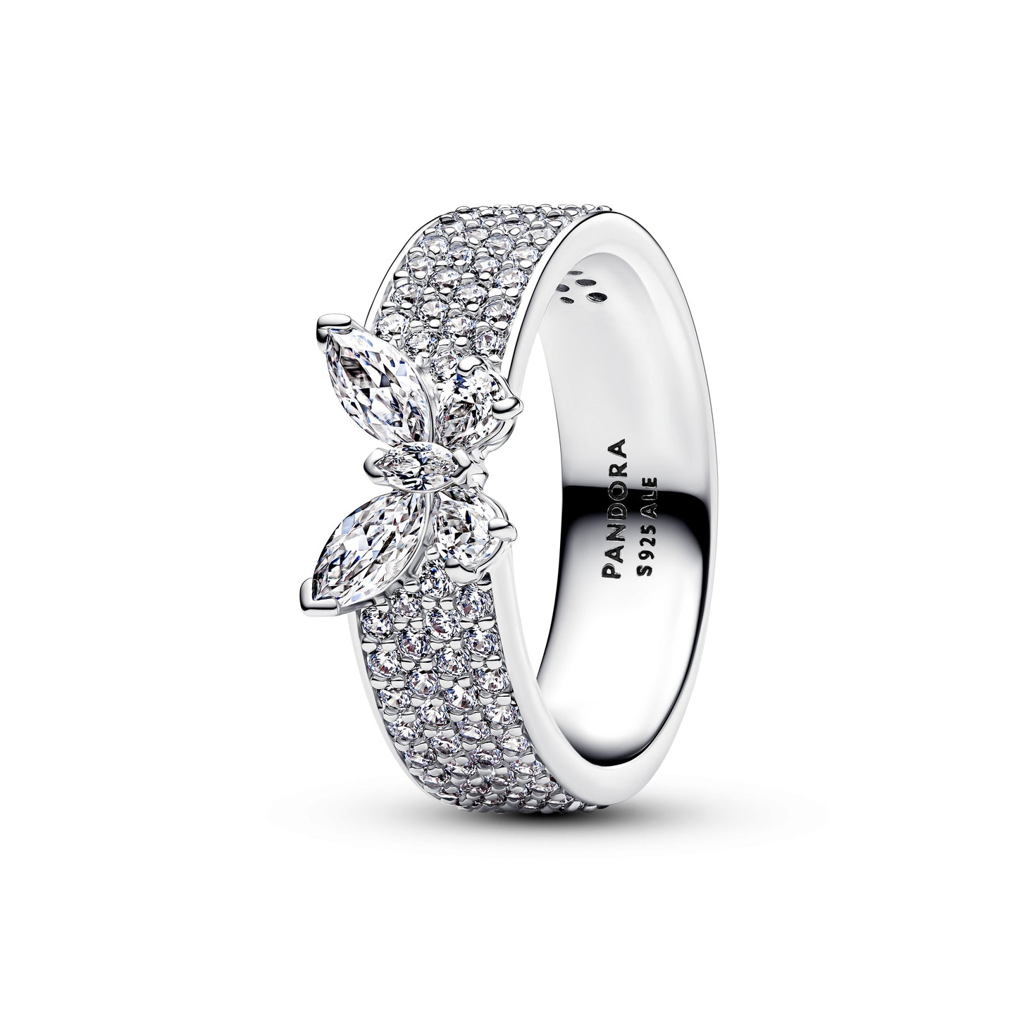Sparkling Butterfly Bold Ring Popular Style Premium Collection