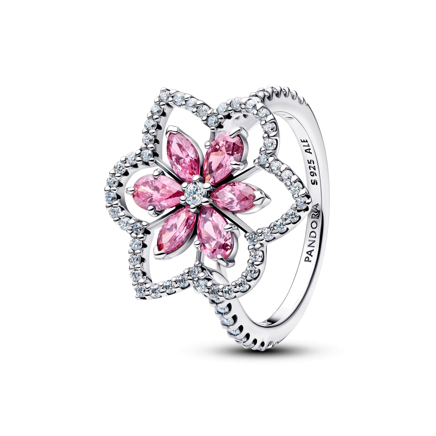 Double Flower Cocktail Ring Popular Style Premium Collection