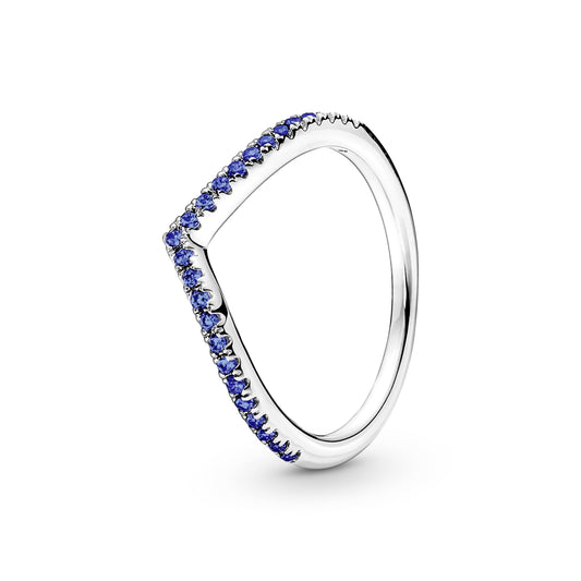 Pandora Timeless Wish Sparkling Blue Ring Popular Style Premium Collection