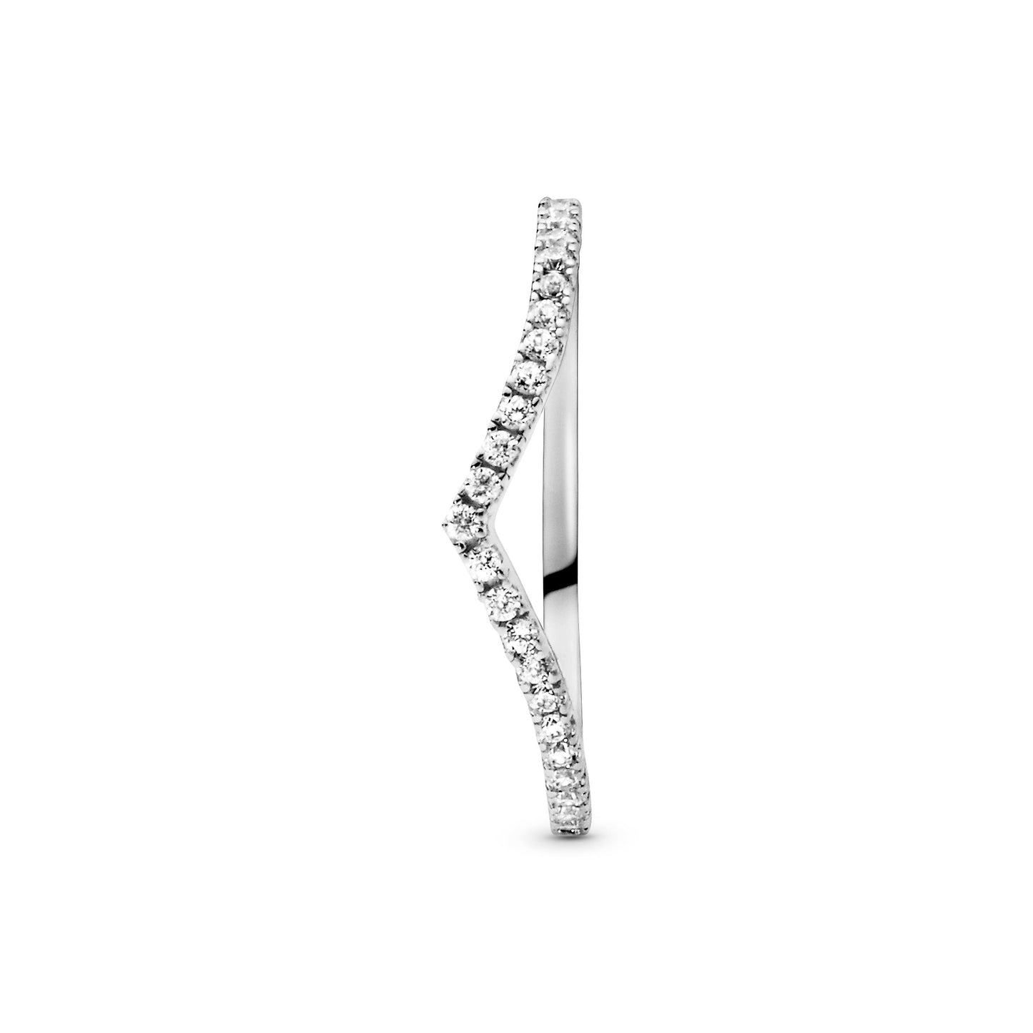 Sparkling Wishbone Ring Popular Style Premium Collection