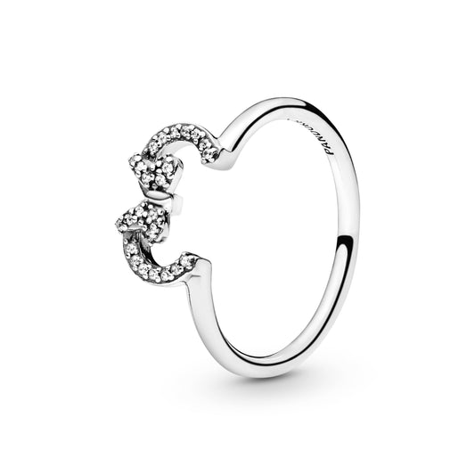Disney Minnie Mouse Ears Silhouette Puzzle Ring Popular Style Premium Collection
