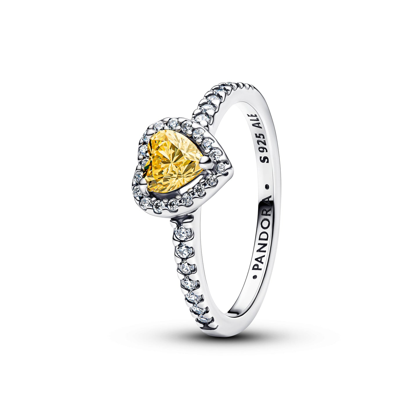 Sparkling Elevated Heart Ring Popular Style Premium Collection