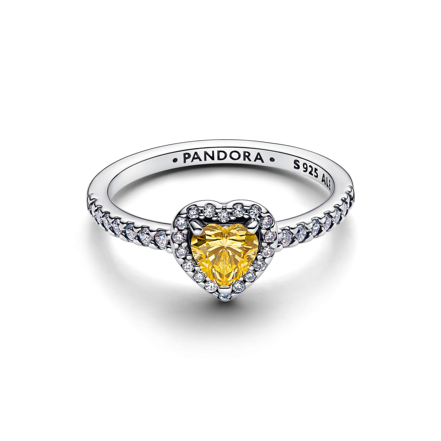 Sparkling Elevated Heart Ring Popular Style Premium Collection