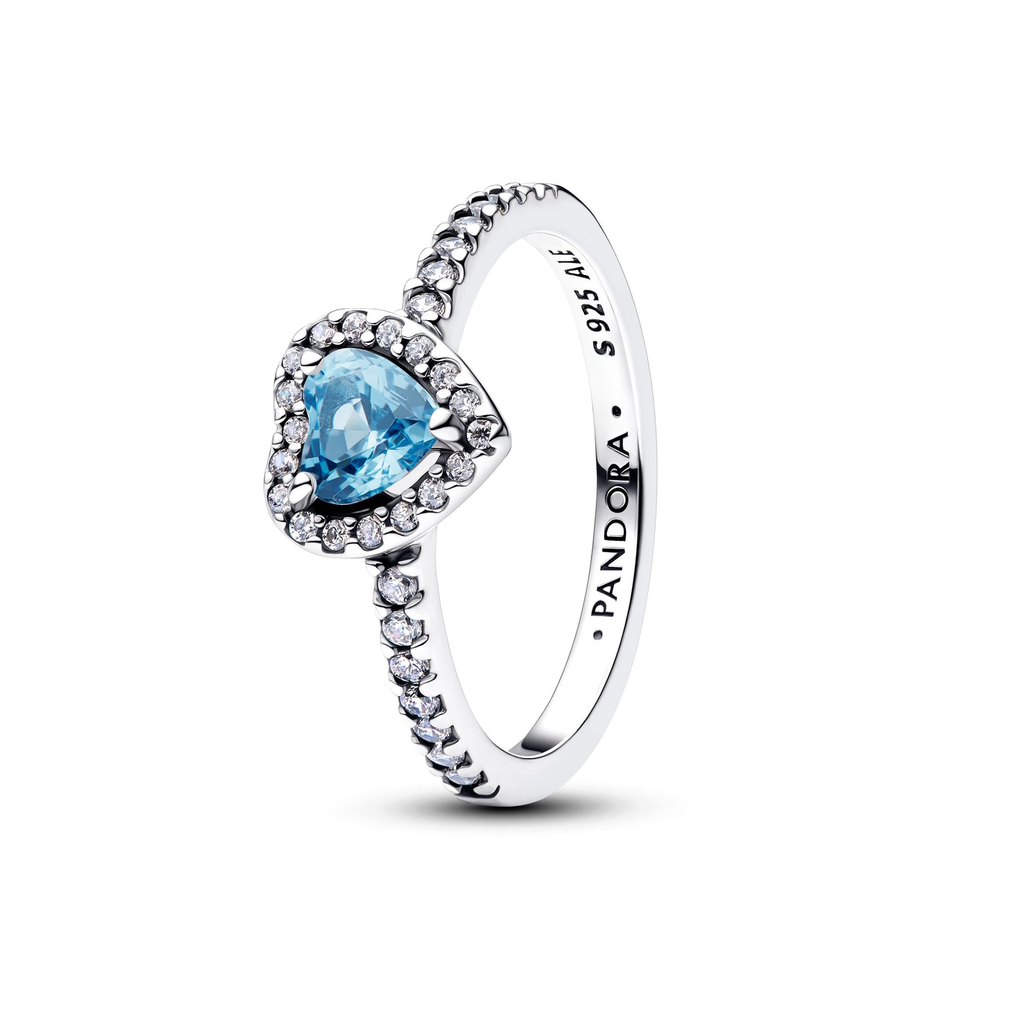 Elevated Light Blue Heart Ring Popular Style Premium Collection