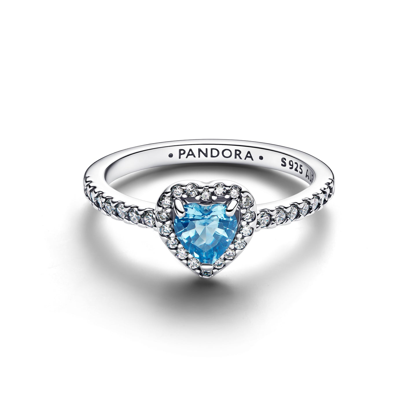 Elevated Light Blue Heart Ring Popular Style Premium Collection