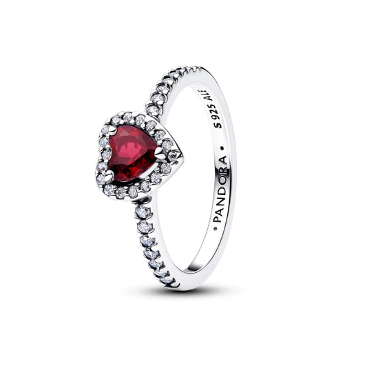 Elevated Fuchsia Rose Heart Ring Popular Style Premium Collection