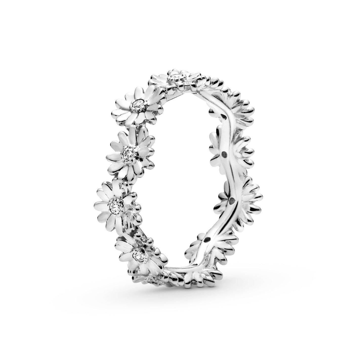 Sparkling Daisy Flower Crown Ring Popular Style Premium Collection