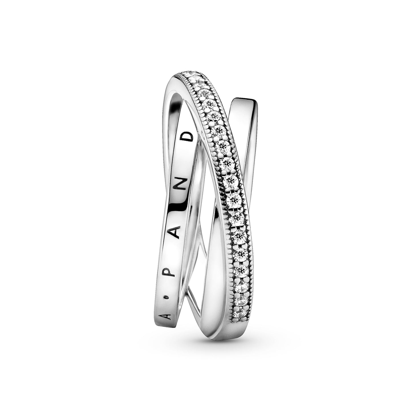 Crossover Pavé Triple Band Ring Popular Style Premium Collection