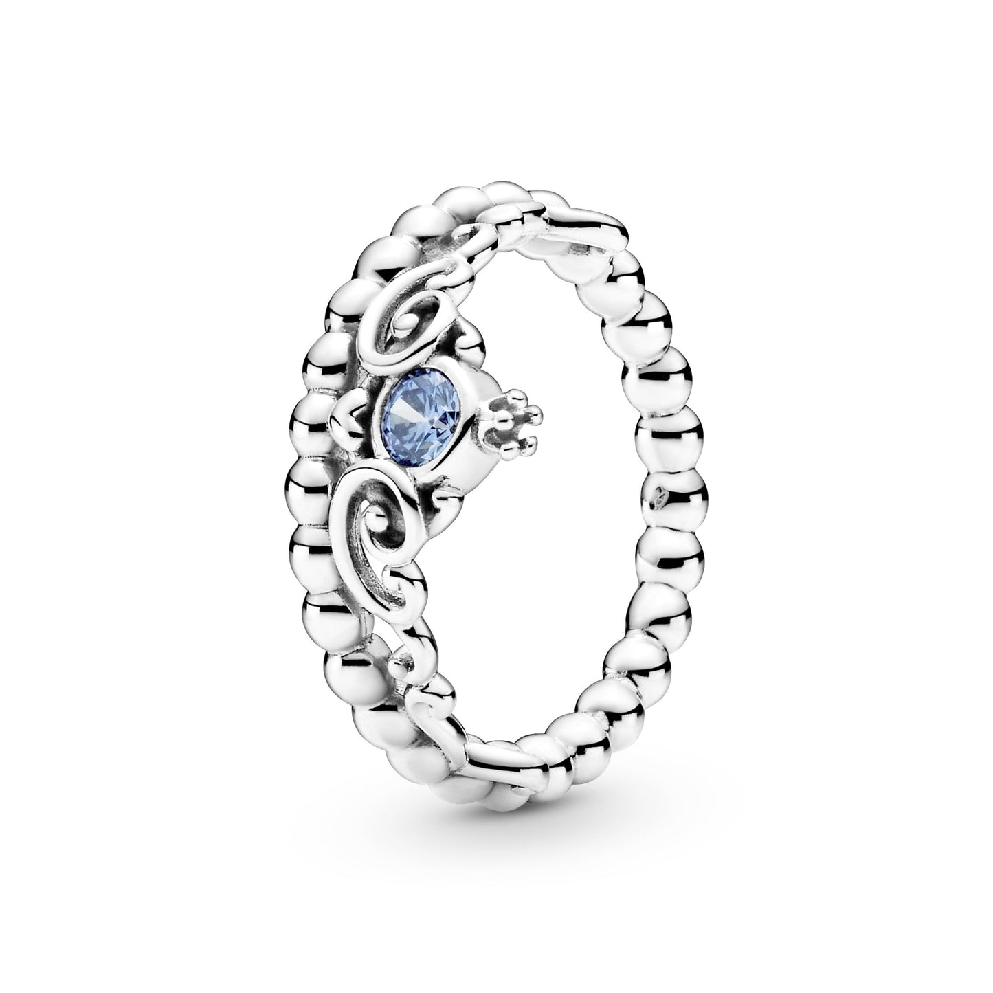Disney Cinderella Blue Tiara Ring Popular Style Premium Collection