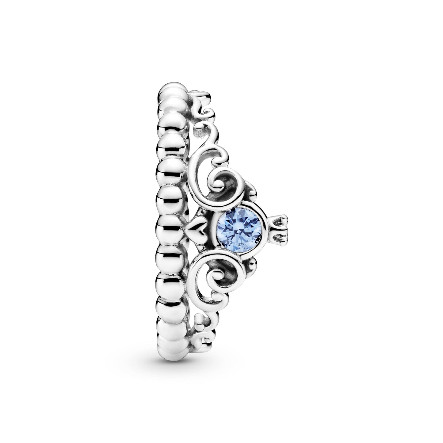 Disney Cinderella Blue Tiara Ring Popular Style Premium Collection
