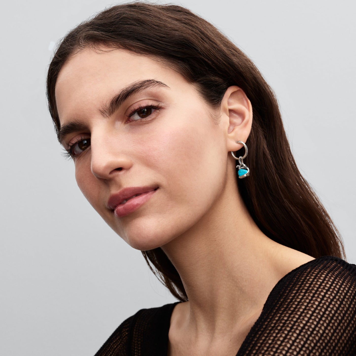 Turquoise-colored Whale Dangle Charm Premium Fashion Jewelry Gift Collection