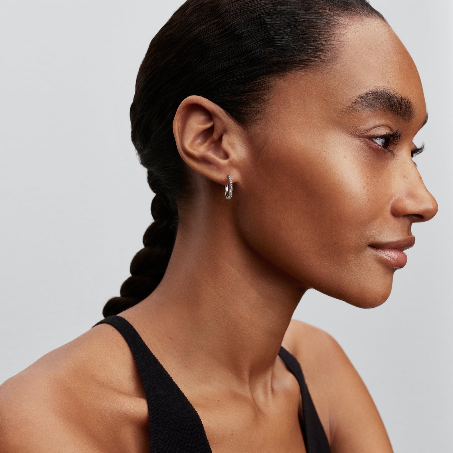 Sparkling Mini Hoop Earrings Popular Style Premium Collection