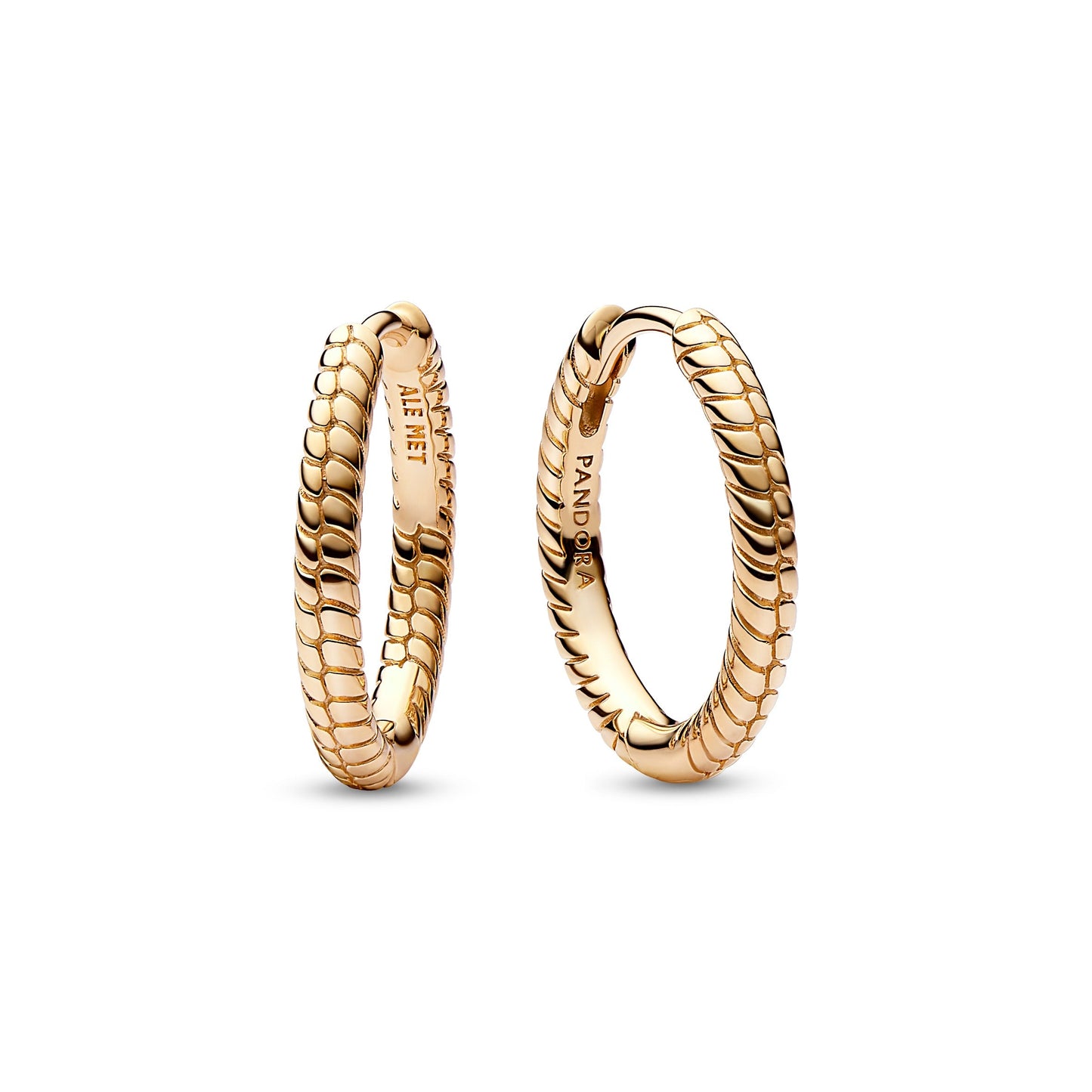 Pandora Moments Small Charm Hoop Earrings Premium Fashion Jewelry Gift Collection