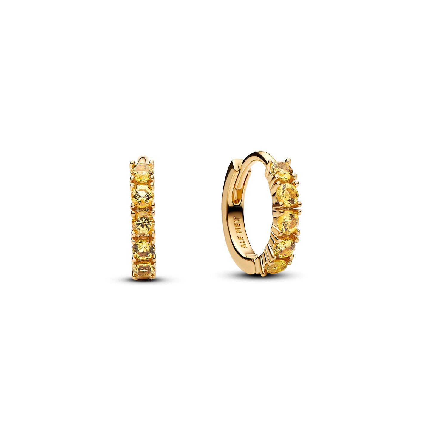 Yellow Huggie Earrings Popular Style Premium Collection
