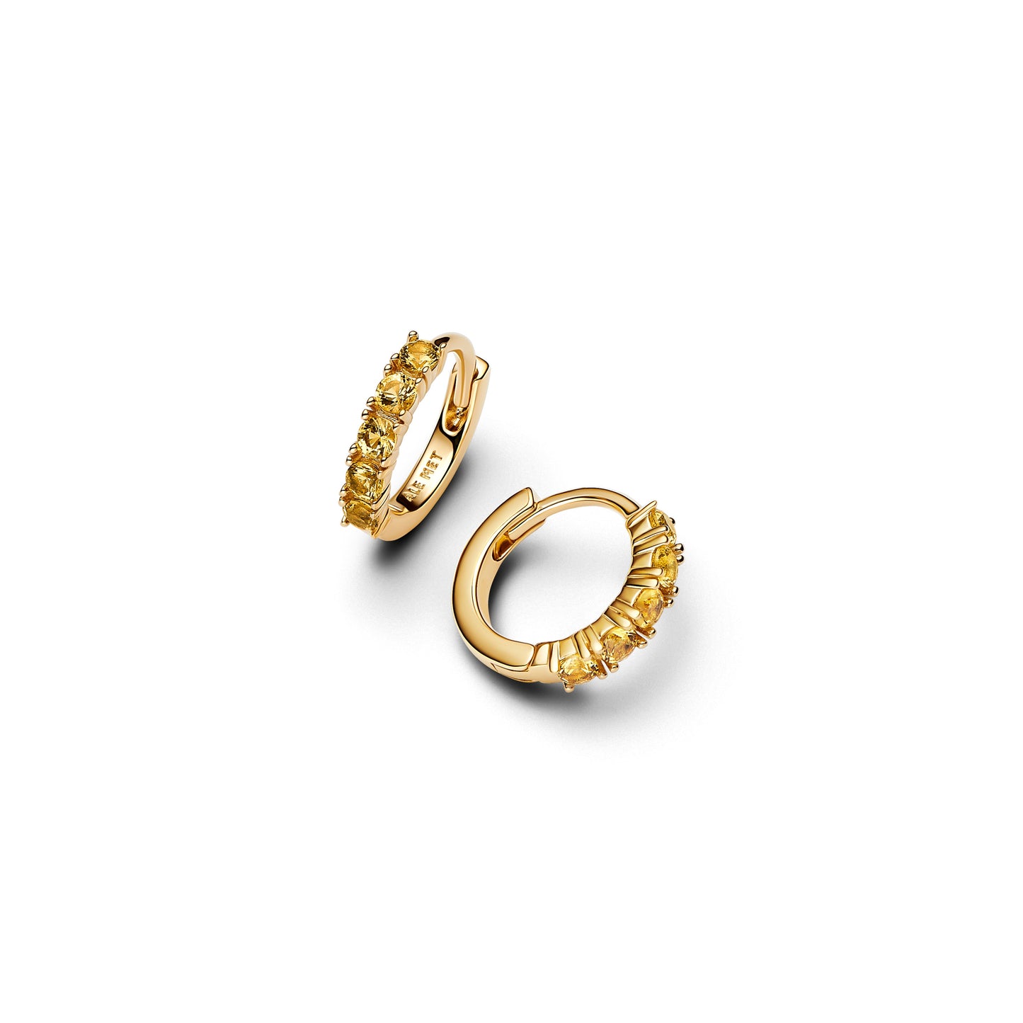 Yellow Huggie Earrings Popular Style Premium Collection