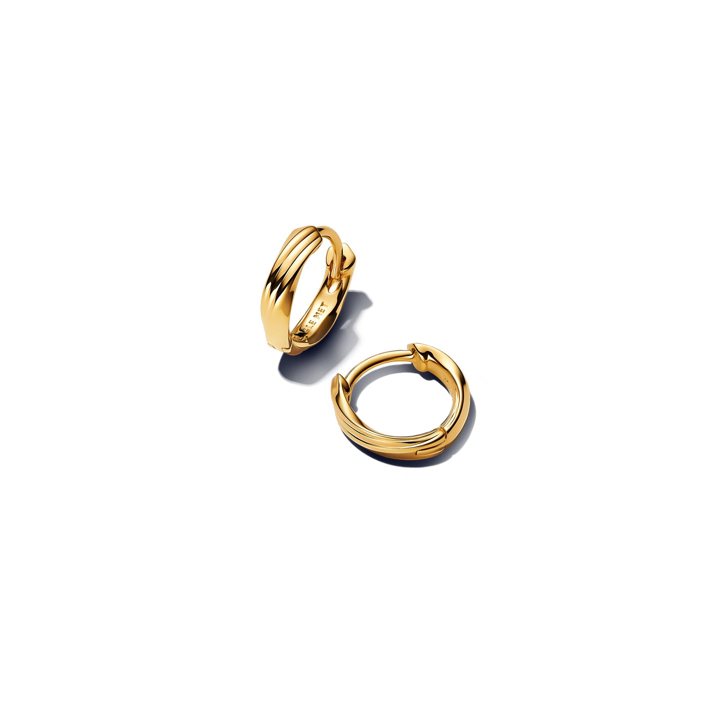 Twisted Huggie Earrings Popular Style Premium Collection