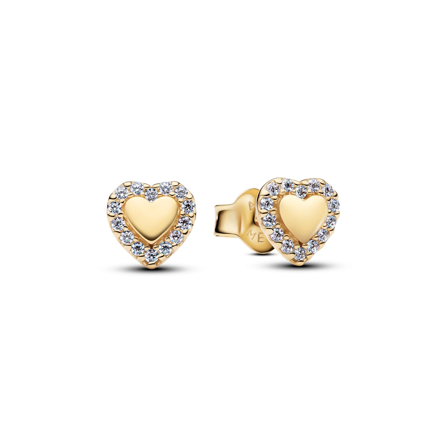 Heart Halo Stud Earrings Popular Style Premium Collection