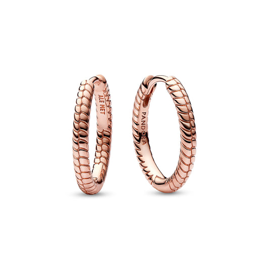 Pandora Moments Small Charm Hoop Earrings Premium Fashion Jewelry Gift Collection