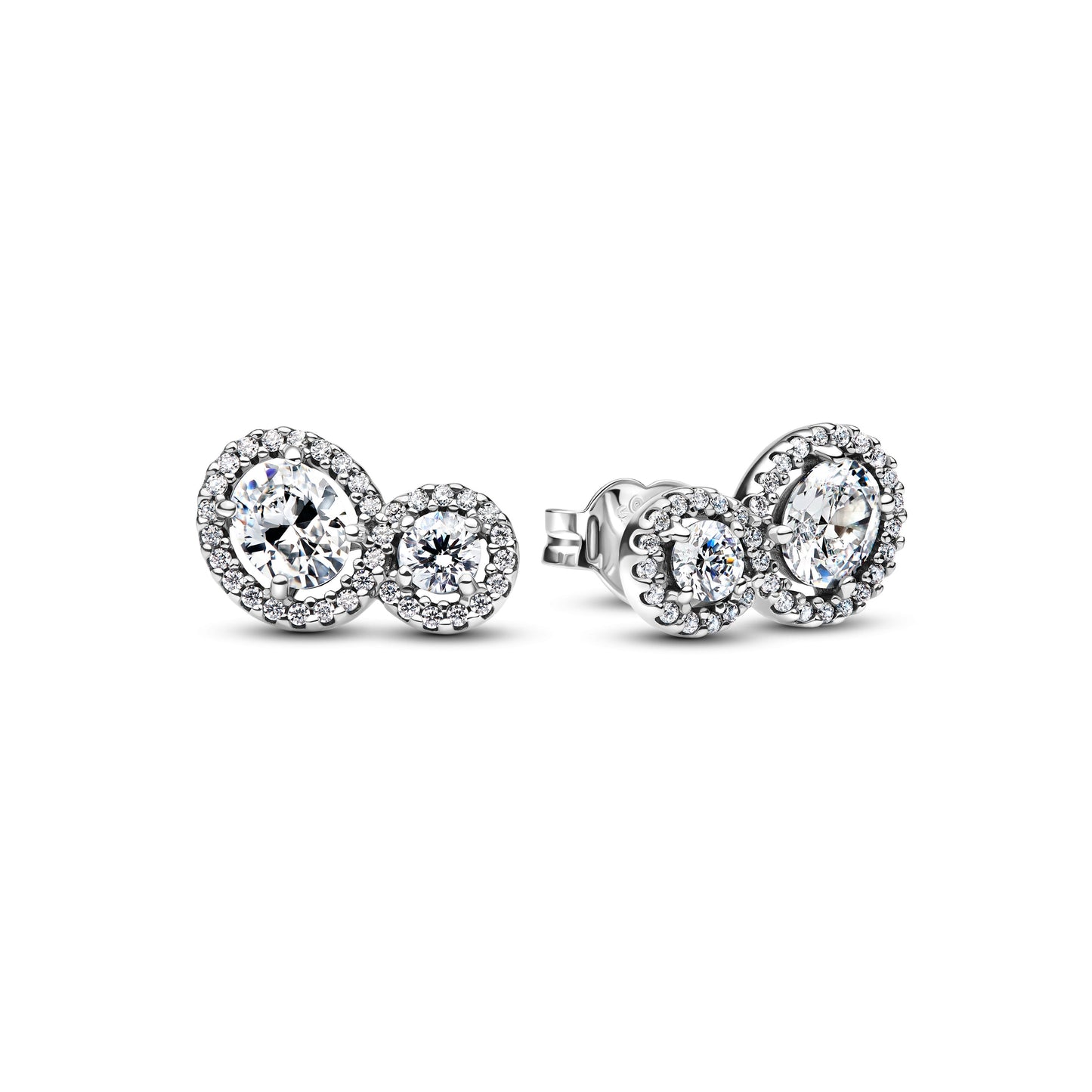 Embracing Halo Stud Earrings Popular Style Premium Collection